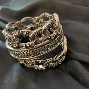 Lia Sophia Gunmetal Bangle Sept